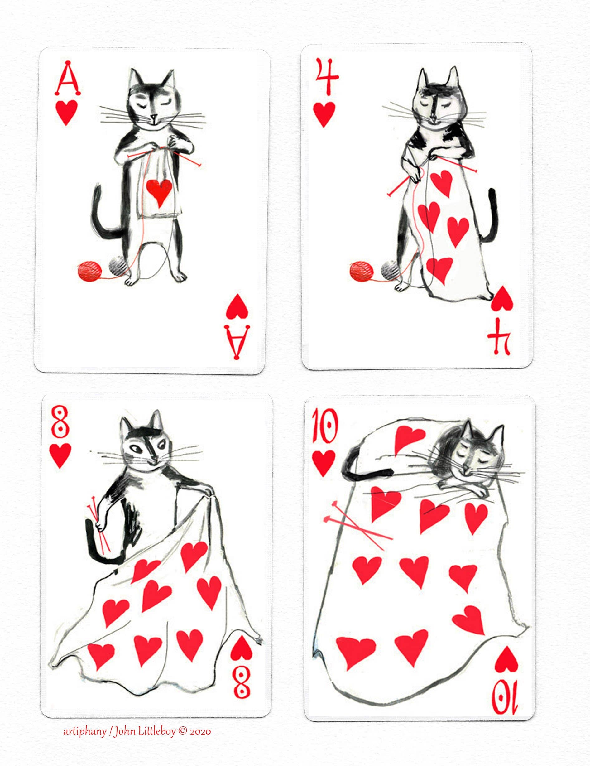 Artiphany - Vente Jeu de cartes - Cartes à jouer Kitten Club6