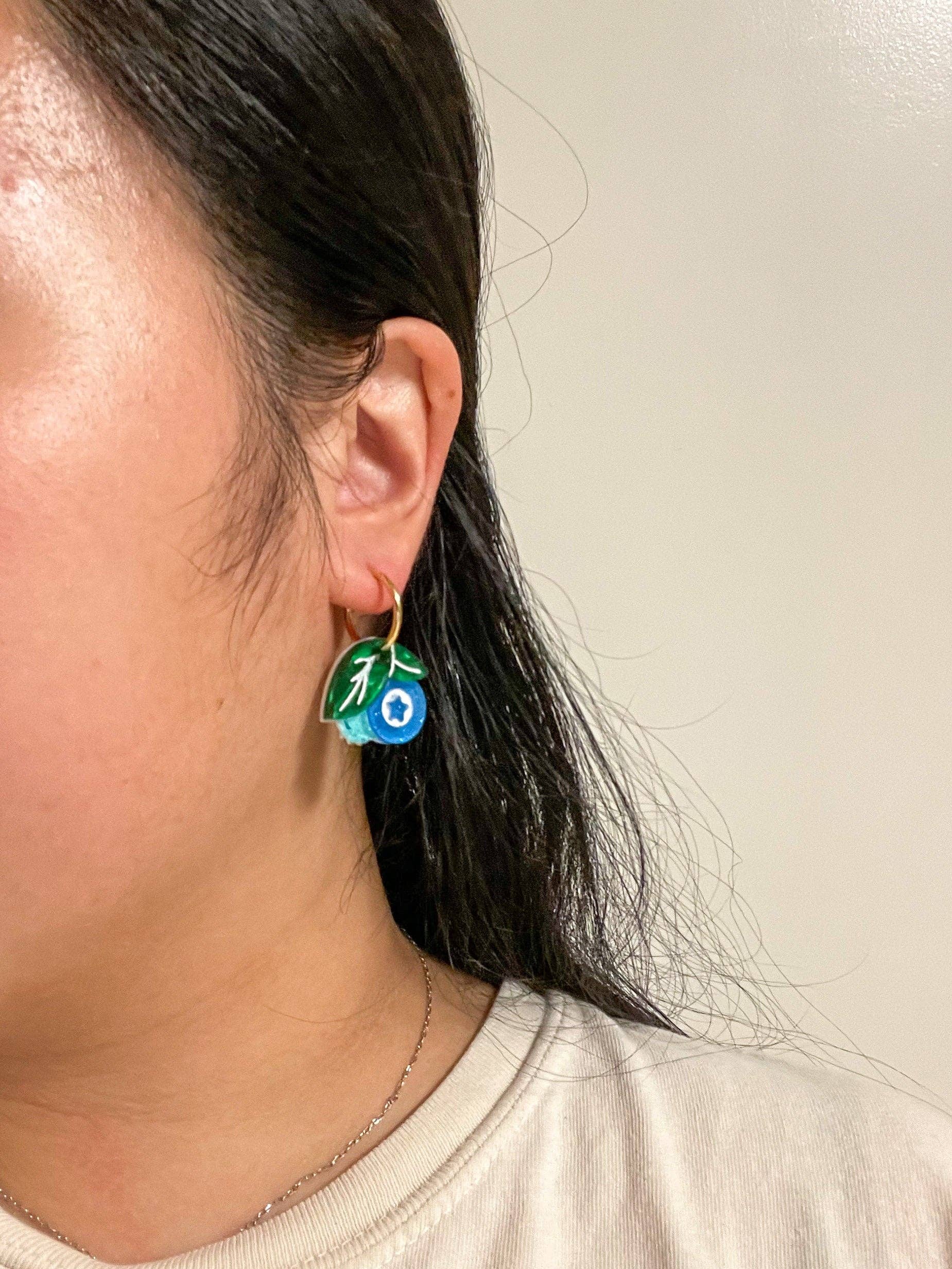 Sunnie Creative - Wholesale Dangle Earrings - Mini Blueberry Dangle4