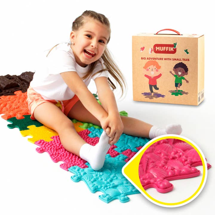 Muffik Royal Sensory Play Mats Set for wholesale by Tinnitots