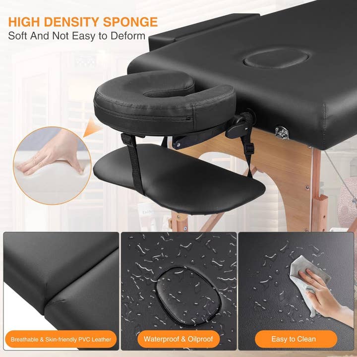 Heynemo - Wholesale Body Massager - Professional Massage Table Bed Portable 500 LBS Load