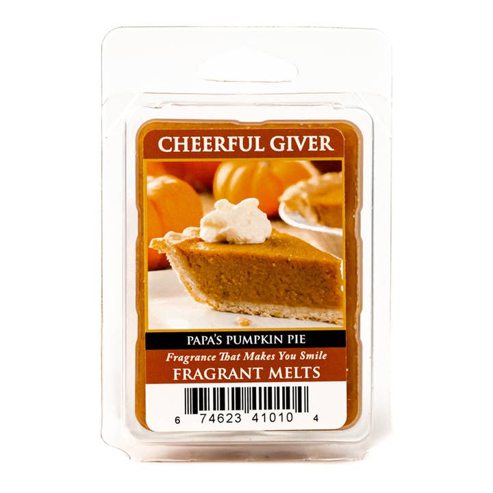 Melts (8/box) - Papa's Pumpkin Pie for wholesale by A Cheerful Giver