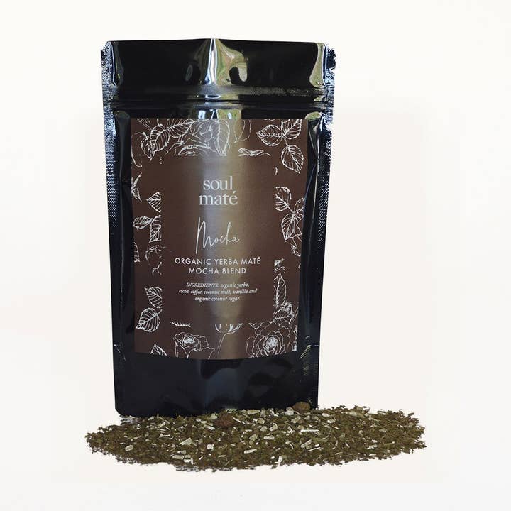 Mocha Yerba Tea Blend for wholesale by SoulMate Yerba Co. LLC