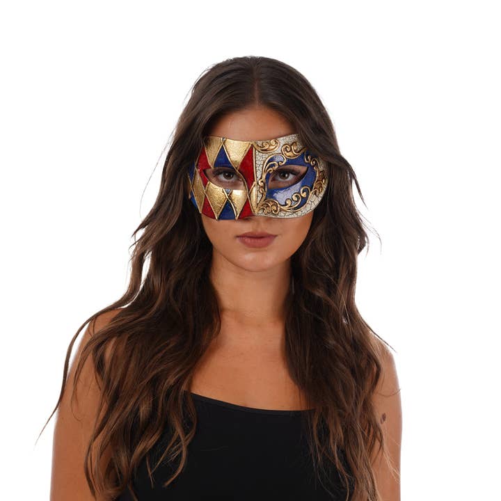 Stylex Party - Wholesale Costume - Unisex - Venetian Eye mask Halloween Face Mask Costume Accessory Goth