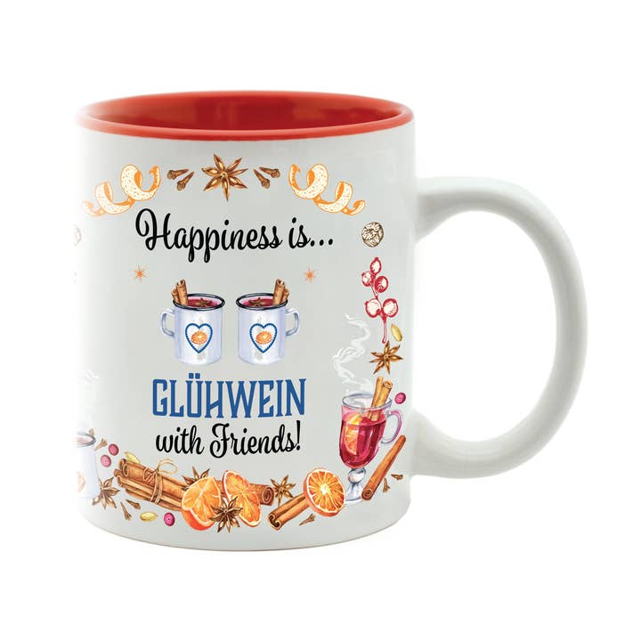 Charming Gluhwein Happiness is Gluhwein with Friends Ceramic and other Purchase Wholesale glaskaraffe. Free Returns & Net 60 Terms on Faire trending on Faire.