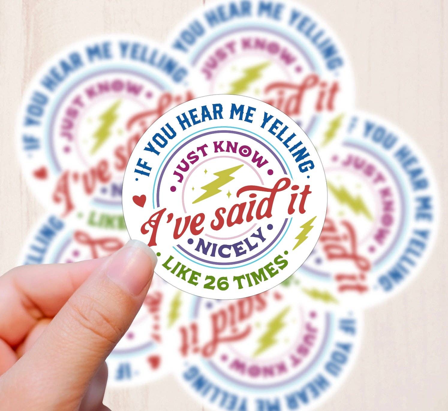 Graceful Darkness, LLC – Adesivo por atacado – I Said Iit, Autocolante em Vinil