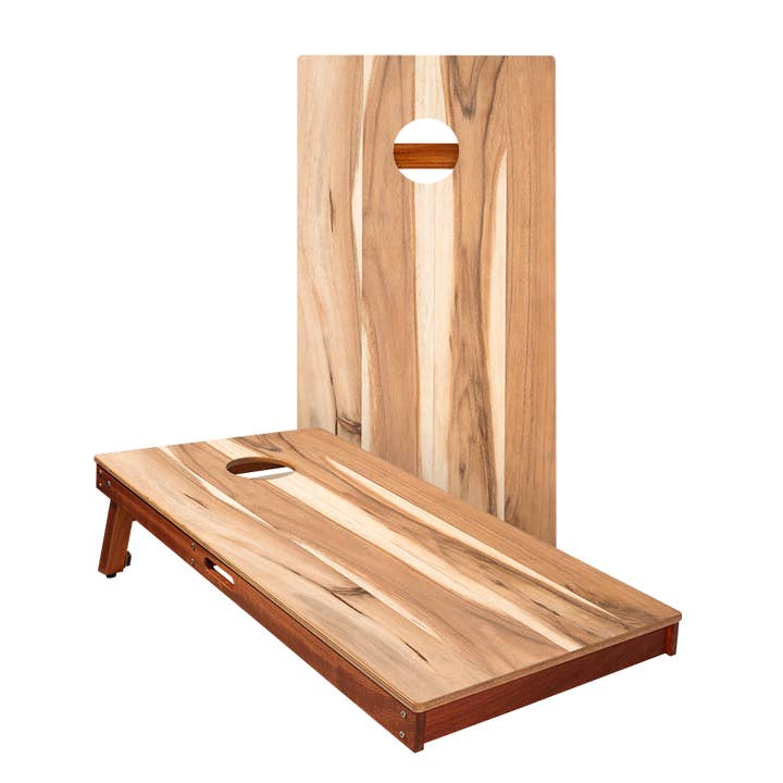 Hickory Stripes Silver Series Cornhole Boards for wholesale by American Cornhole Association