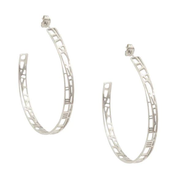 Restoring Justice Hoops - Stainless Steel for wholesale by Made for Freedom