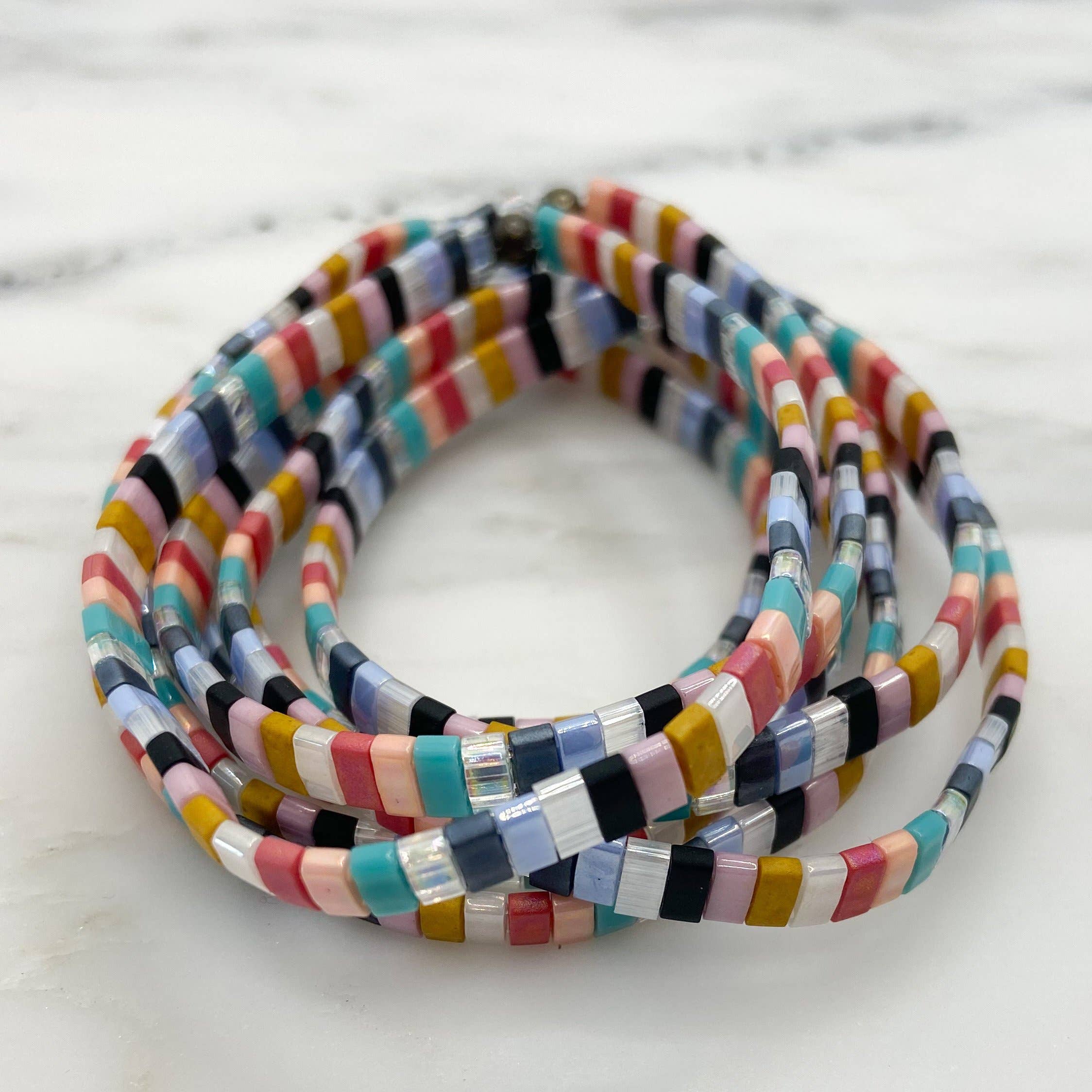 Libbies Bracelets - Wholesale Beaded Bracelet - Carousel Handmade Tila Beaded Bracelet4