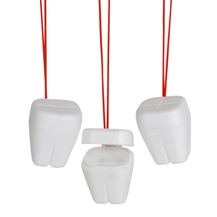 LARGE TOOTH SAVER NECKLACE 0.75" LLB kids toys for wholesale by La Luna Bella - Toys