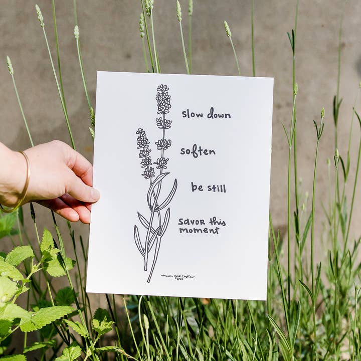 Macon York Press - Wholesale Art Print - Art Print, 8x10: Slow Down1