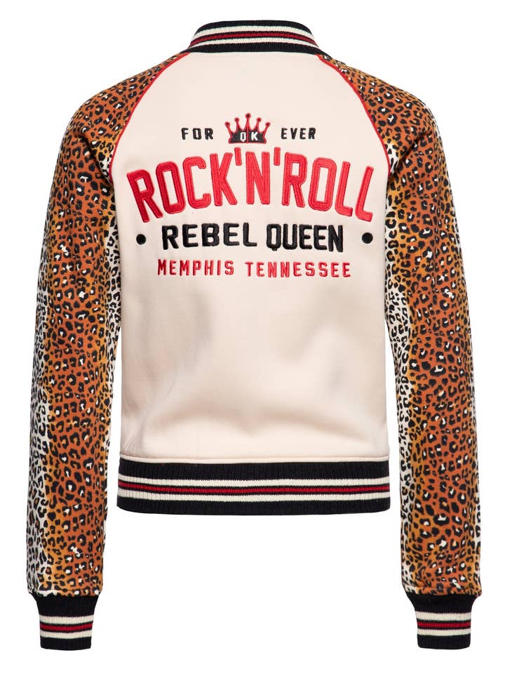 Rock and Roll Rebel Queen College Jacket for wholesale by KING KEROSIN