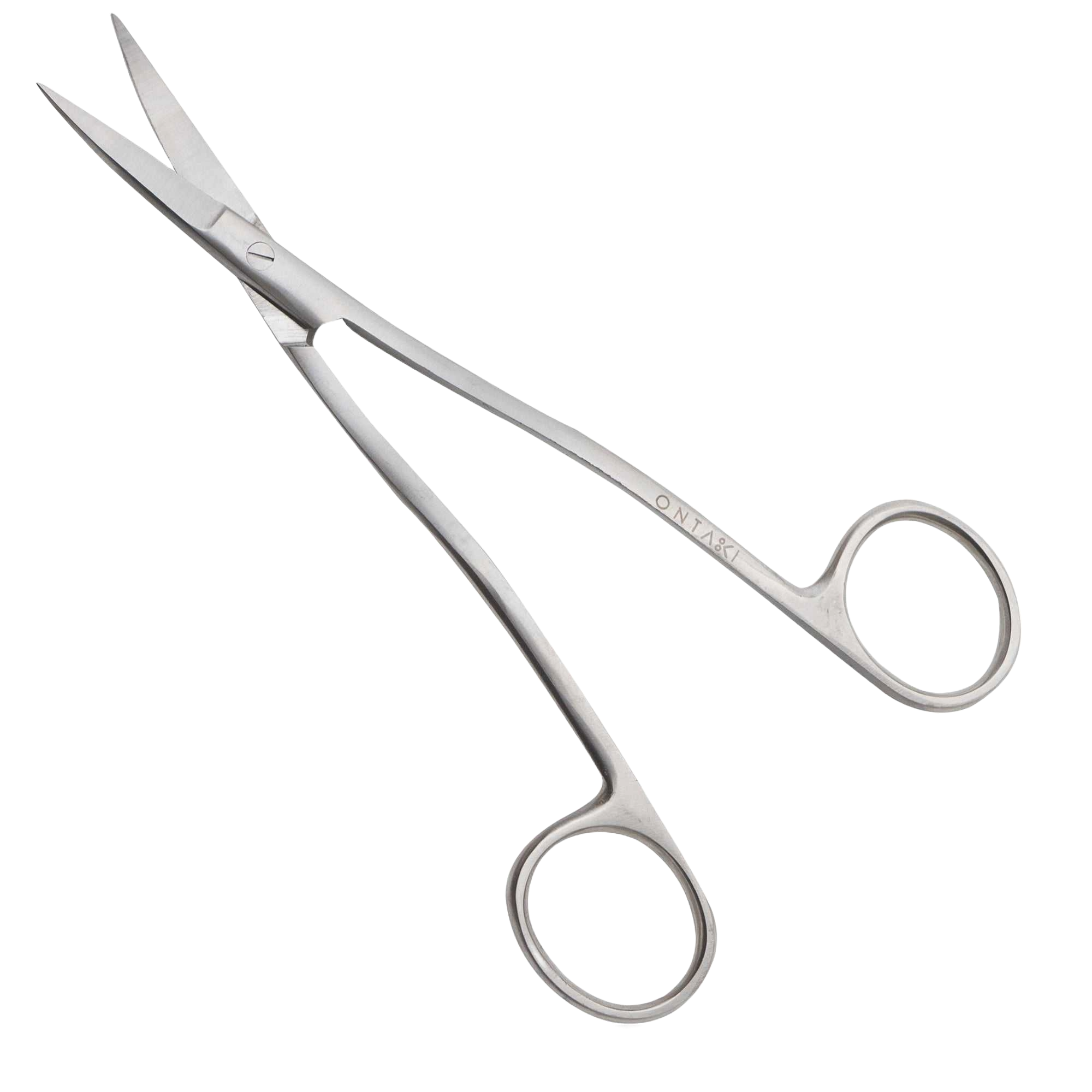 Silver ONTAKI Curved Fabric Scissors (6.5") for wholesale on Faire0