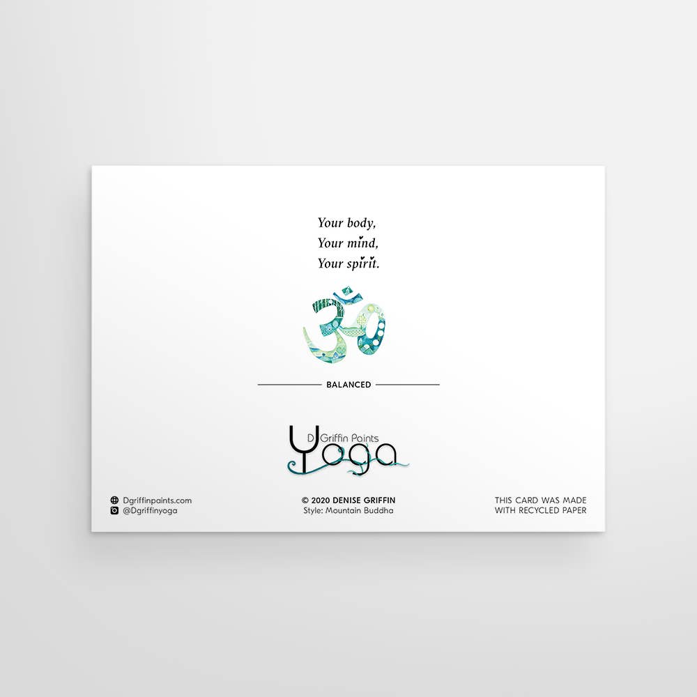 Yogini Collection - Venta al por mayor Tarjetas de felicitación - Buda de montaña1