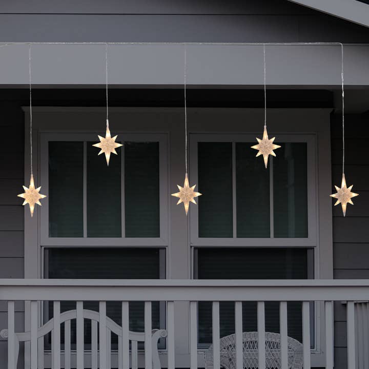 LumaBase - Wholesale String Lights - Electric North Star Curtain String Lights2