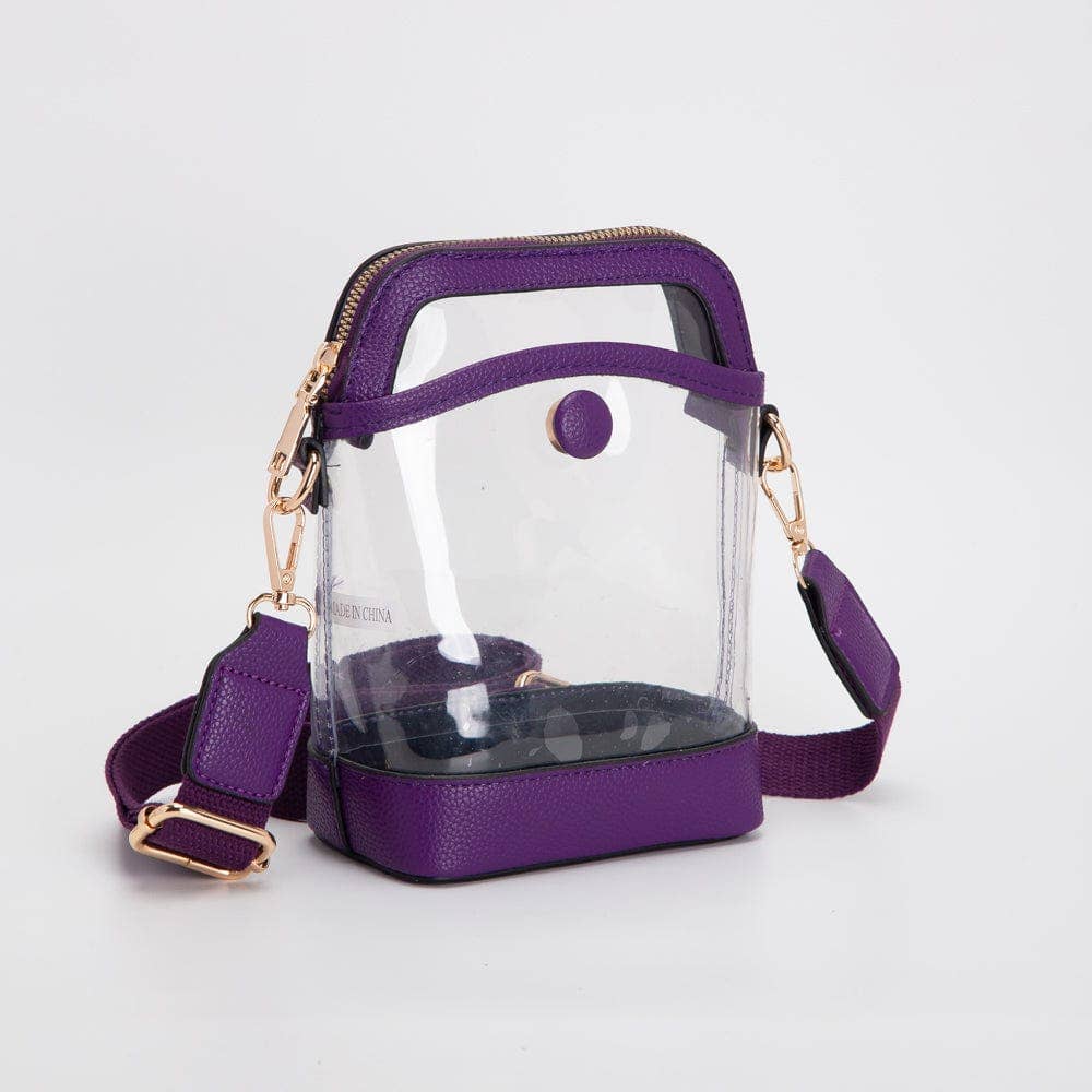 MiMi Wholesale - Wholesale Crossbody Bag - Women's - TG10575 Carly Clear Mini Crossbody Bag17