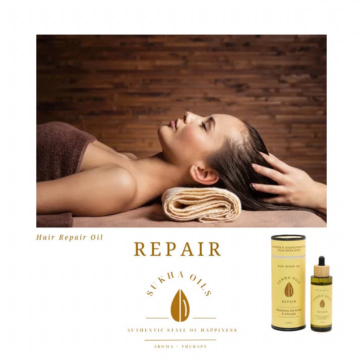 Merocoat UK - Vendita all'ingrosso Oli per capelli - Cestino per riparazioni, olio per capelli, 4PK, rosmarino, patchouli, avocado