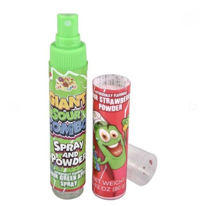 Majestic Wholesale - Wholesale Hard Candy - Giant Sour Combo Spray & Powder – 2.82oz 12CT1