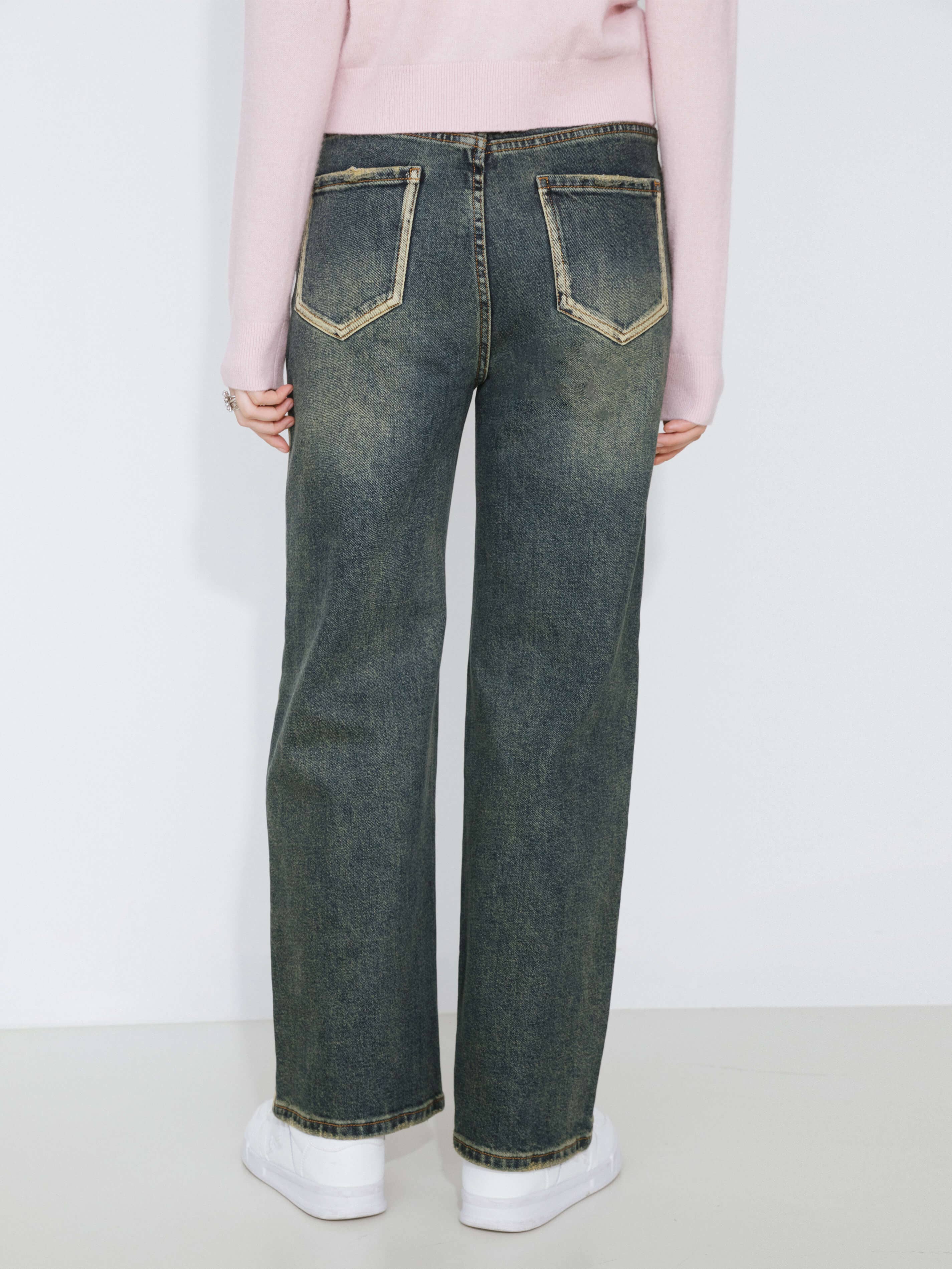 CUBIC - Wholesale Jeans - Women's - Vintage Bronze Wash Dark Jeans17