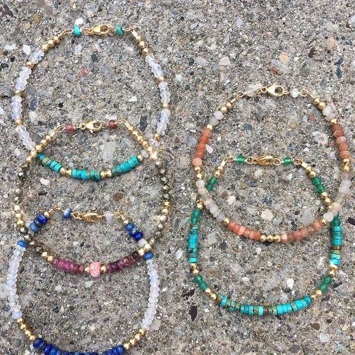 „Kleurrijke” edelsteenarmbanden voor wholesale door Lexi Jewelry