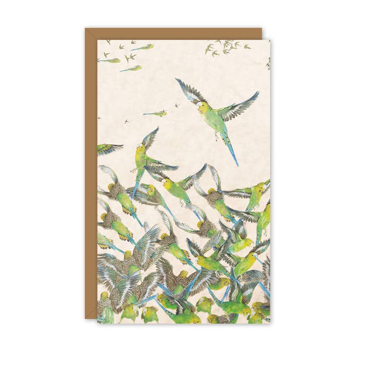 STUDIO NIKULINSKY - Wholesale Everyday greeting card - Small Card: Budgies