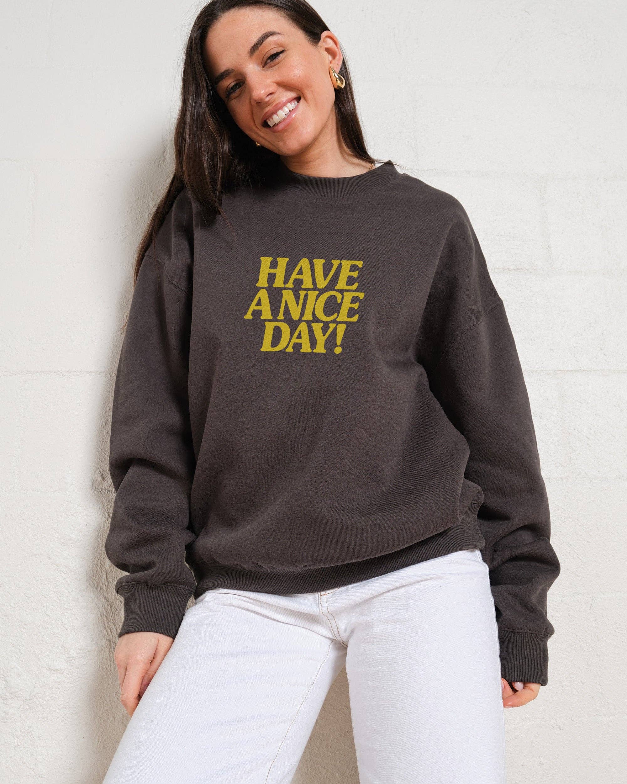 Threadheads - Wholesale Graphic sweatshirt – Women’s - Have A Nice Day! Jumper3
