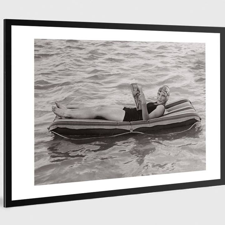 Altes Bild Schwarz-Weißes Meer n°79 Aluminium 60x90 cm für den Großhandel von KELEPOQ