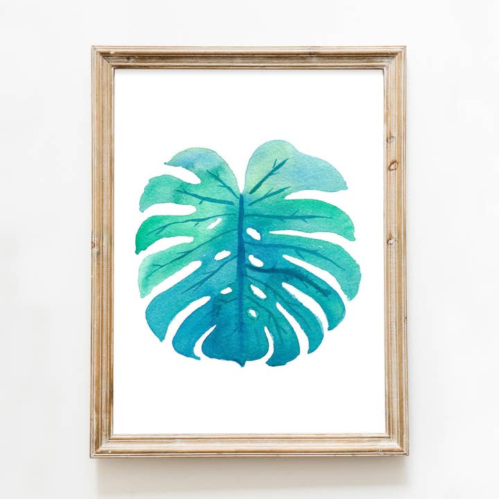 Acuarela Monstera Archival Print para venta al por mayor de Studio C Paper