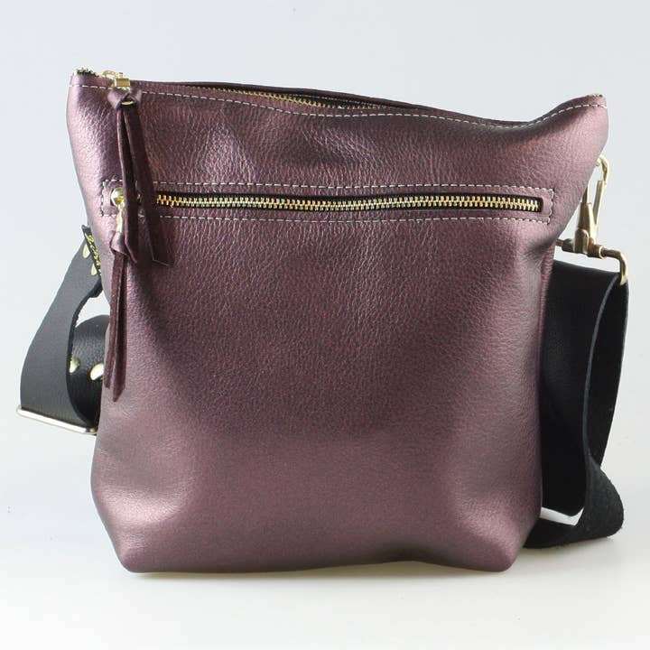Zina Kao Exclusives - Wholesale Crossbody Bag - Women's - The Metallic Lakeshore Crossbody Bag - 3 sizes!3