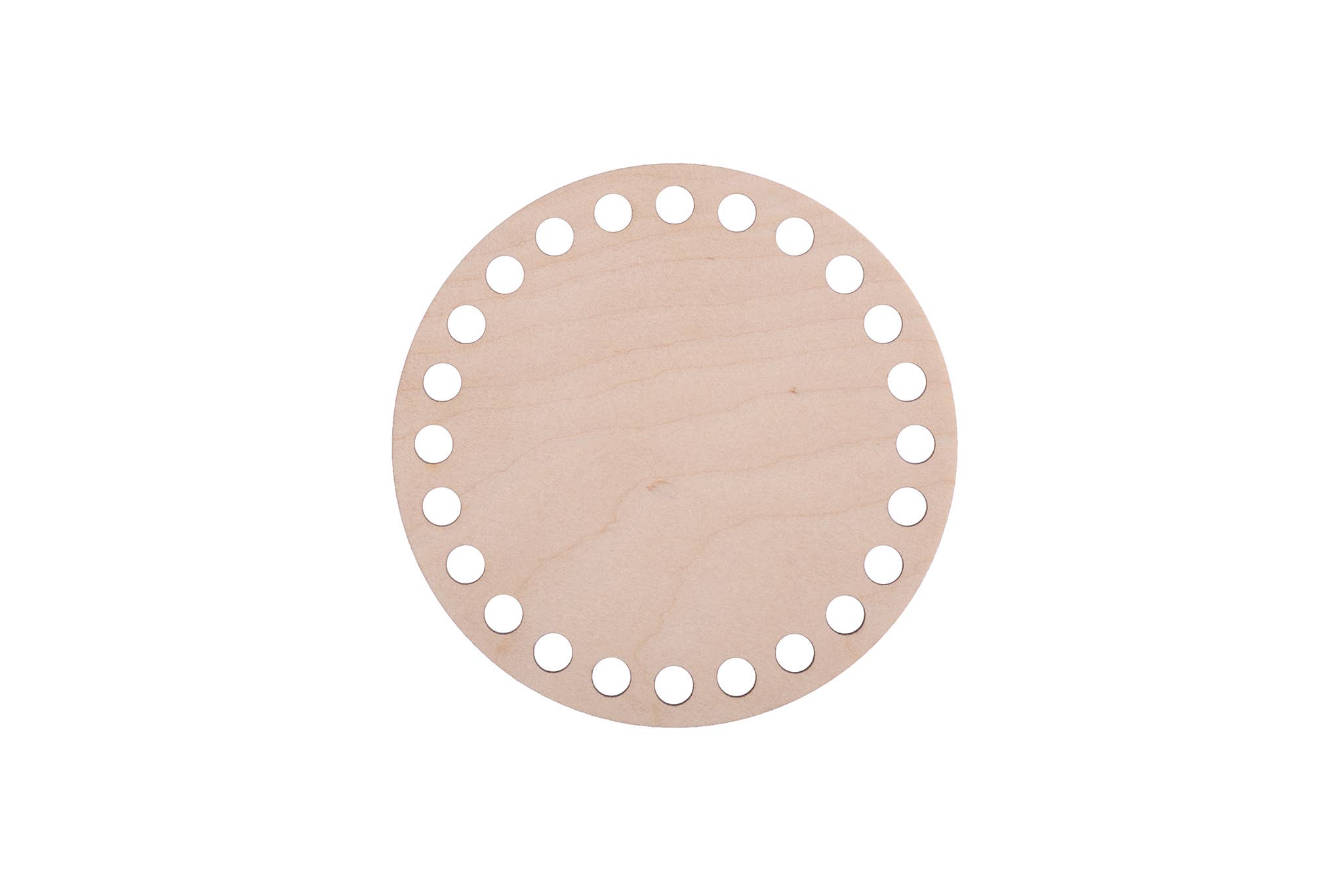 YourHobbyTools – wholesale Knitting/Crochet Supplies – ROUND wooden crochet basket bases with 8mm holes.1