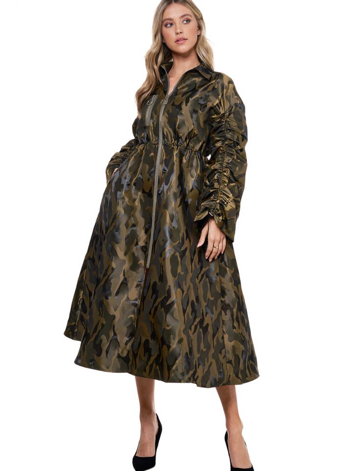 TOV camoufleren jas met ritssluiting voor wholesale door TOV