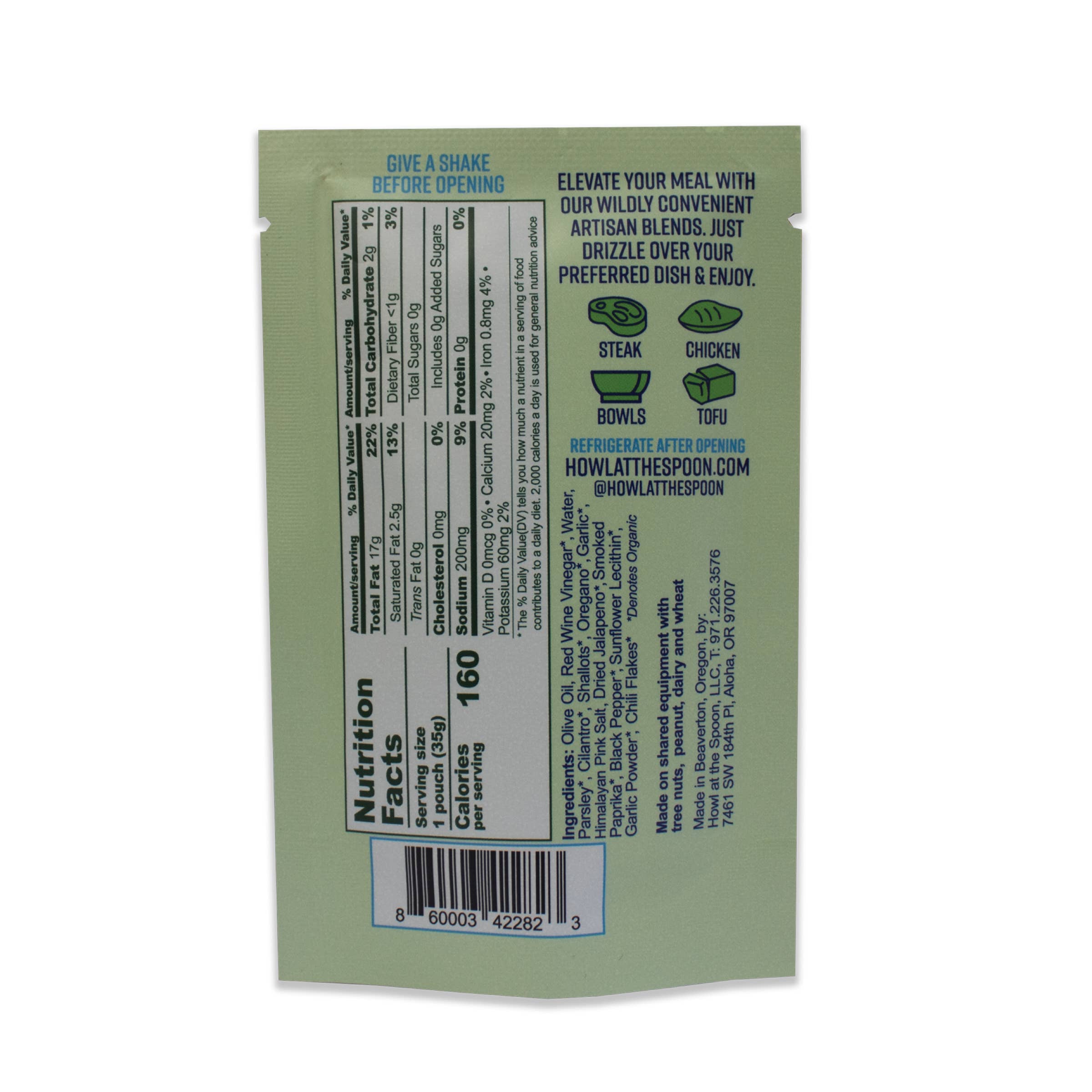 Howl at the Spoon - Wholesale Sauce - Chimichurri Sauce Pack - 6 Pack Case3