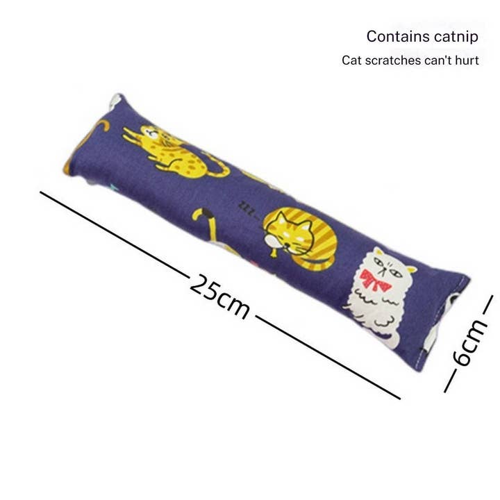 PAWPAWwholesale - Wholesale Pet Toy - Cat - Catnip Pillow Toy – Cat Kicker Chew & Scratch Toy_CWMM6801
