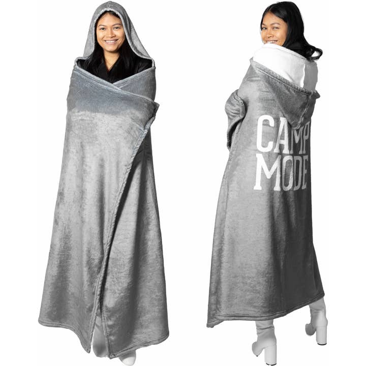 Camp Mode - 50" x 60" Royal Plush Hooded Blanket and other Purchase wholesale custom printed fleece blankets. Free returns & net 60 terms on Faire trending on Faire.