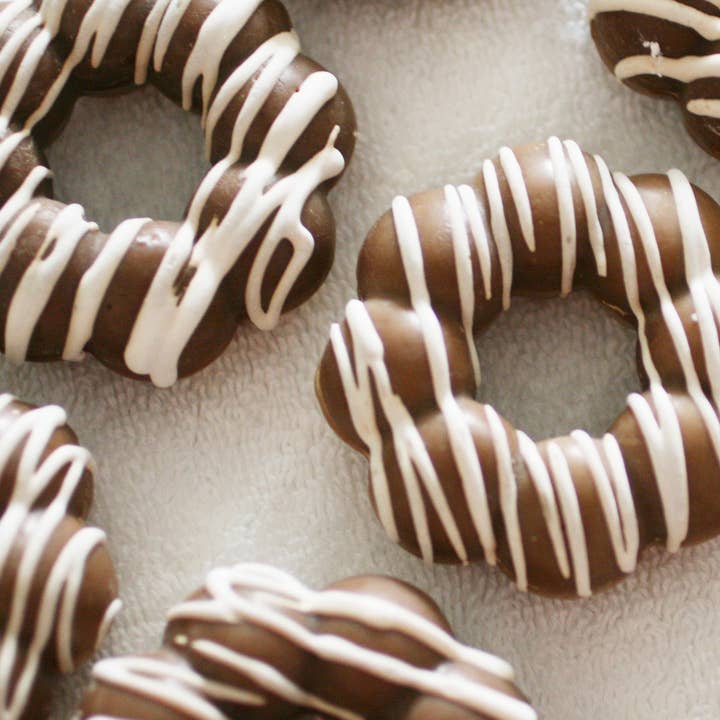 Glaze Coffee Mochi Donut Soap 3oz for wholesale by One Leaf Soap