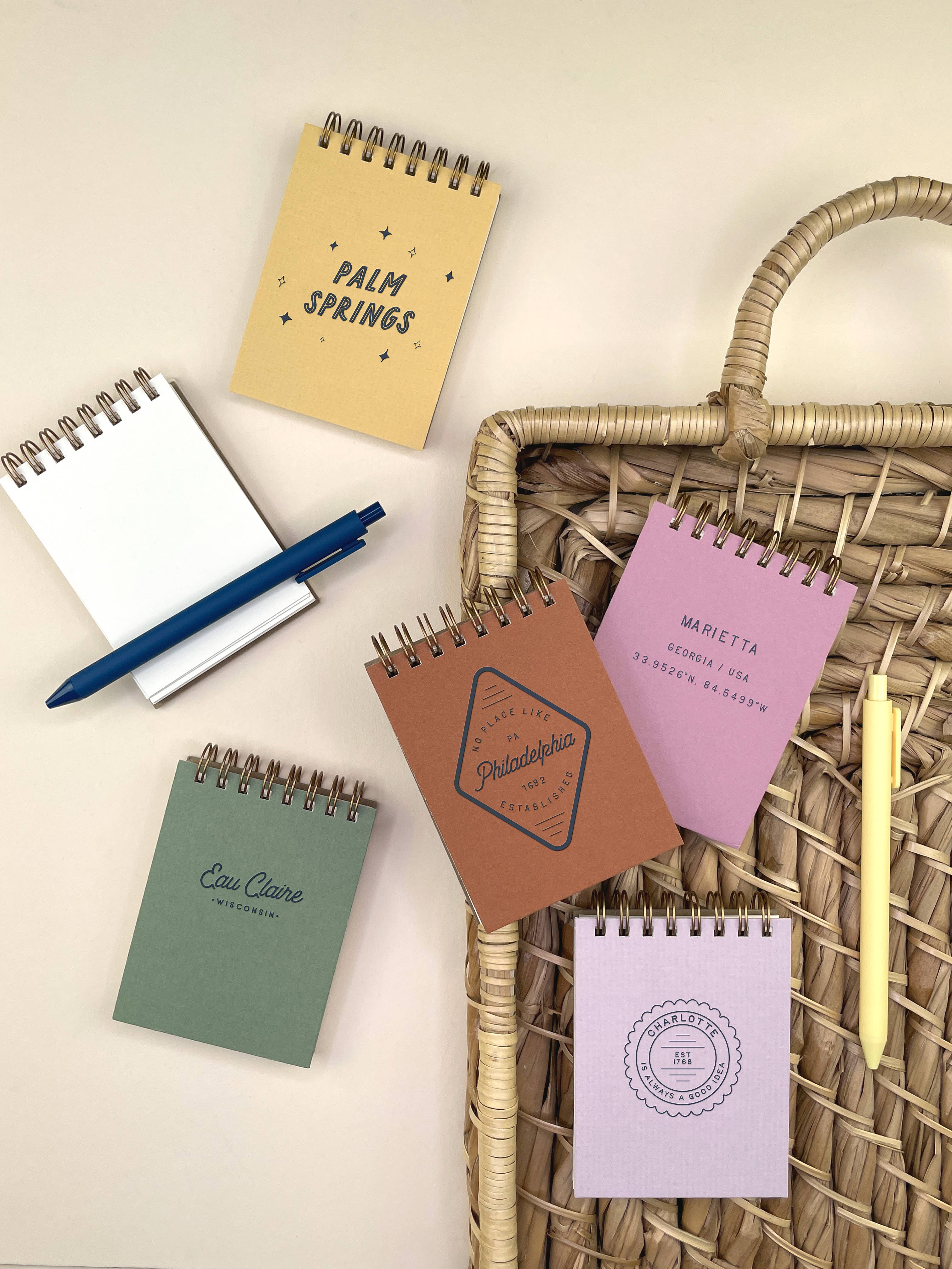 Ruff House Print Shop - Wholesale Notebook - Custom City Straight Script Mini Jotter Notebook7