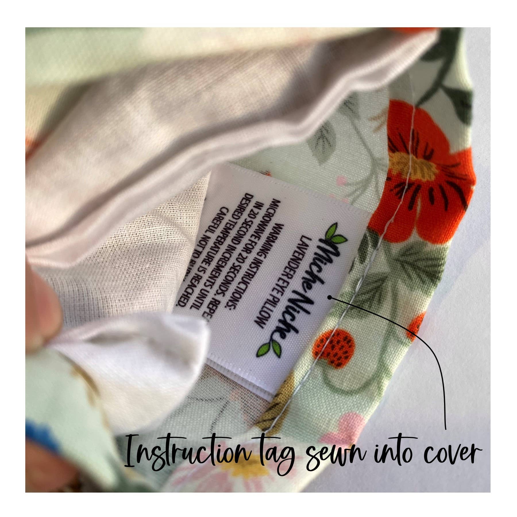 Miche Niche - Venta al por mayor Cojín de spa/terapia - Almohada para ojos color lavanda | Colección Rifle Paper Co30