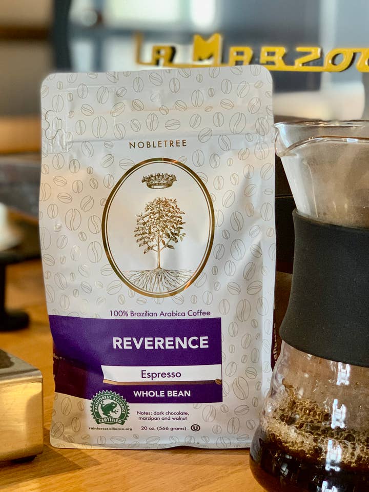 Nobletree "Reverence" Espresso Specialty Coffee 12 oz. for wholesale by Nobletree Coffee
