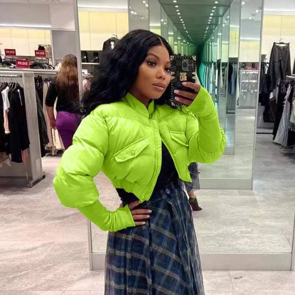 Flarix - Venta al por mayor Chaqueta - Mujer - abrigos casuales de invierno de color puro para mujer22