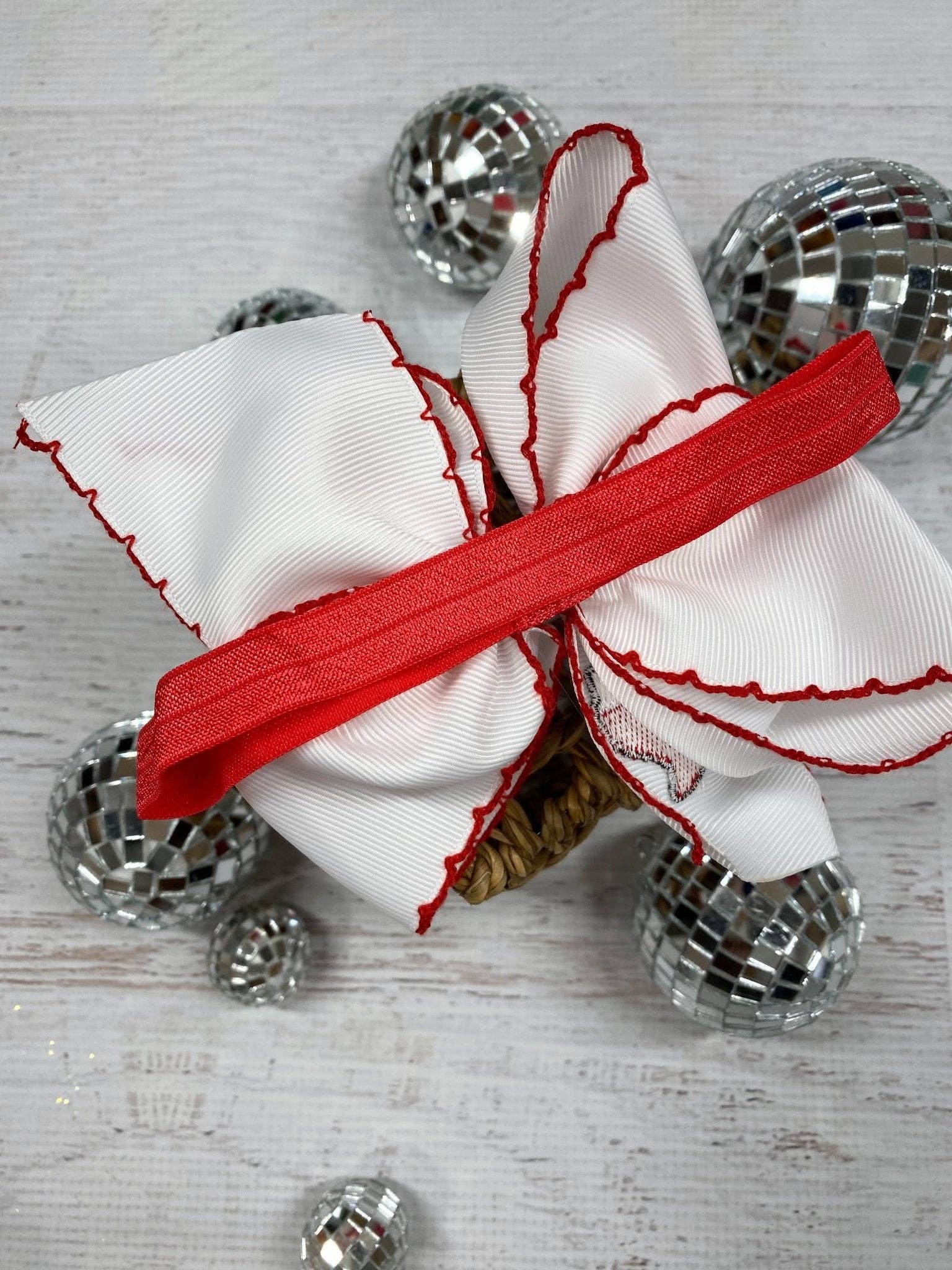 The Hair Bow Company - Vente Bandeau – femme - Bandeau nœud avec surpiqûre lune drapeau du Texas2