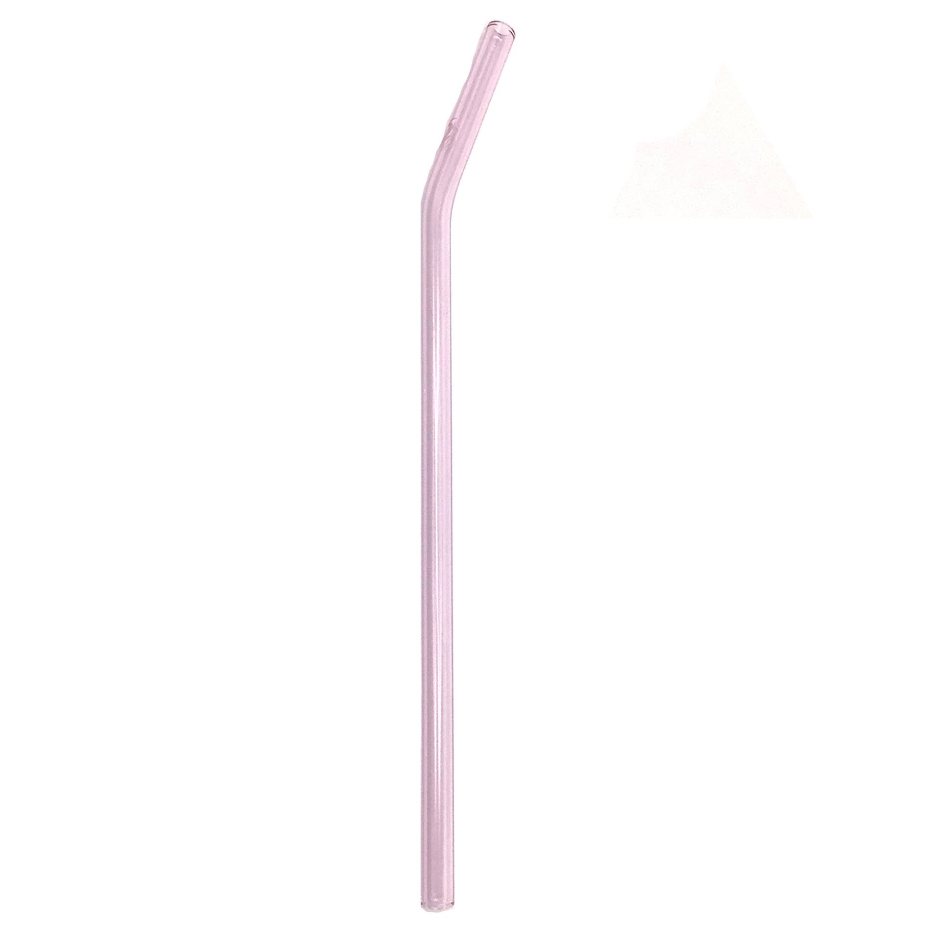 HeartStraws - Wholesale Drinking Straw - Reusable Glass Straw 9" x 9mm Bent3