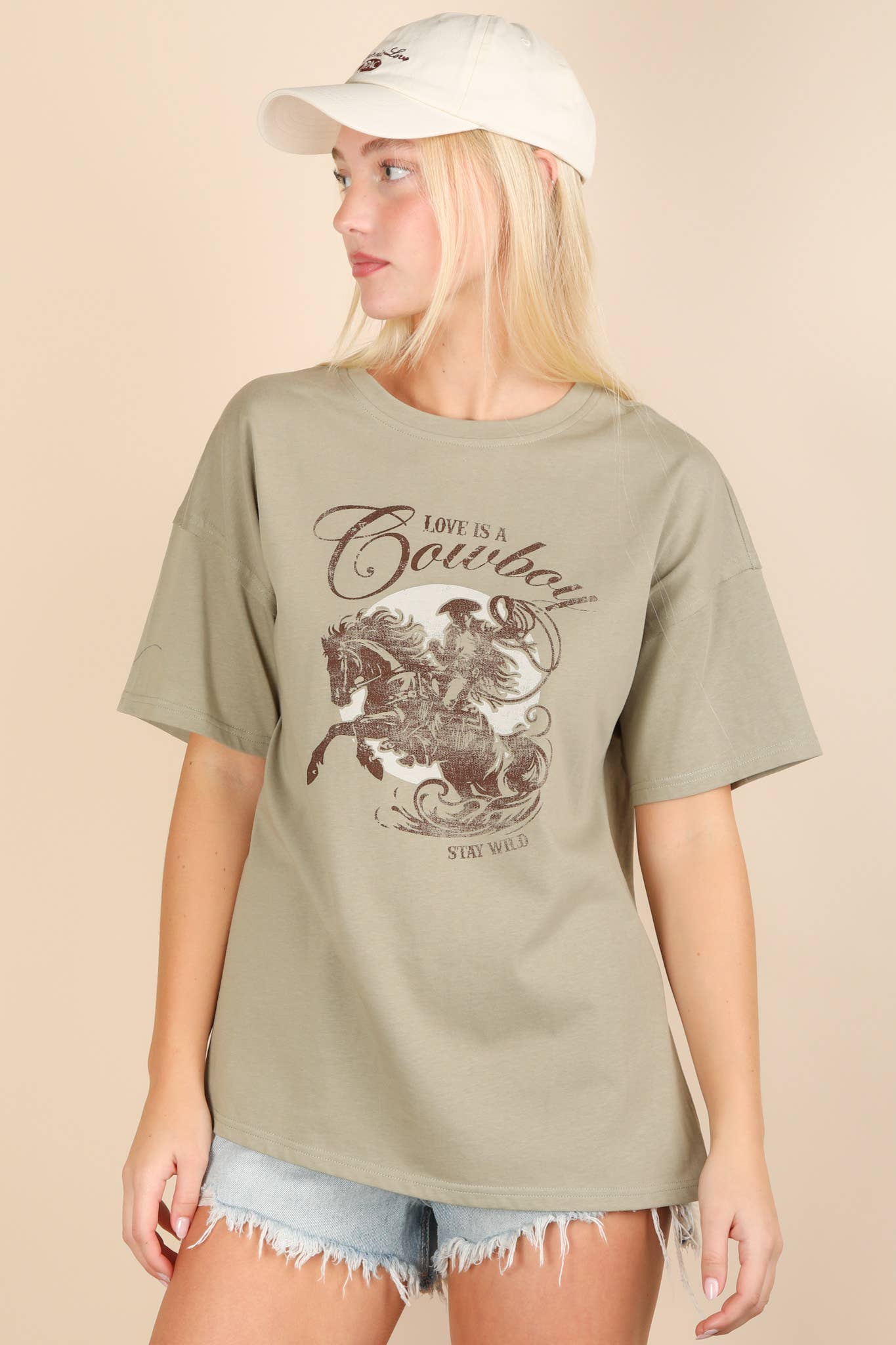 VERY J – Großhandel Strickoberteil – Damen – NT12203-Oversized Cowboy Grafik Siebdruck Strickoberteil12