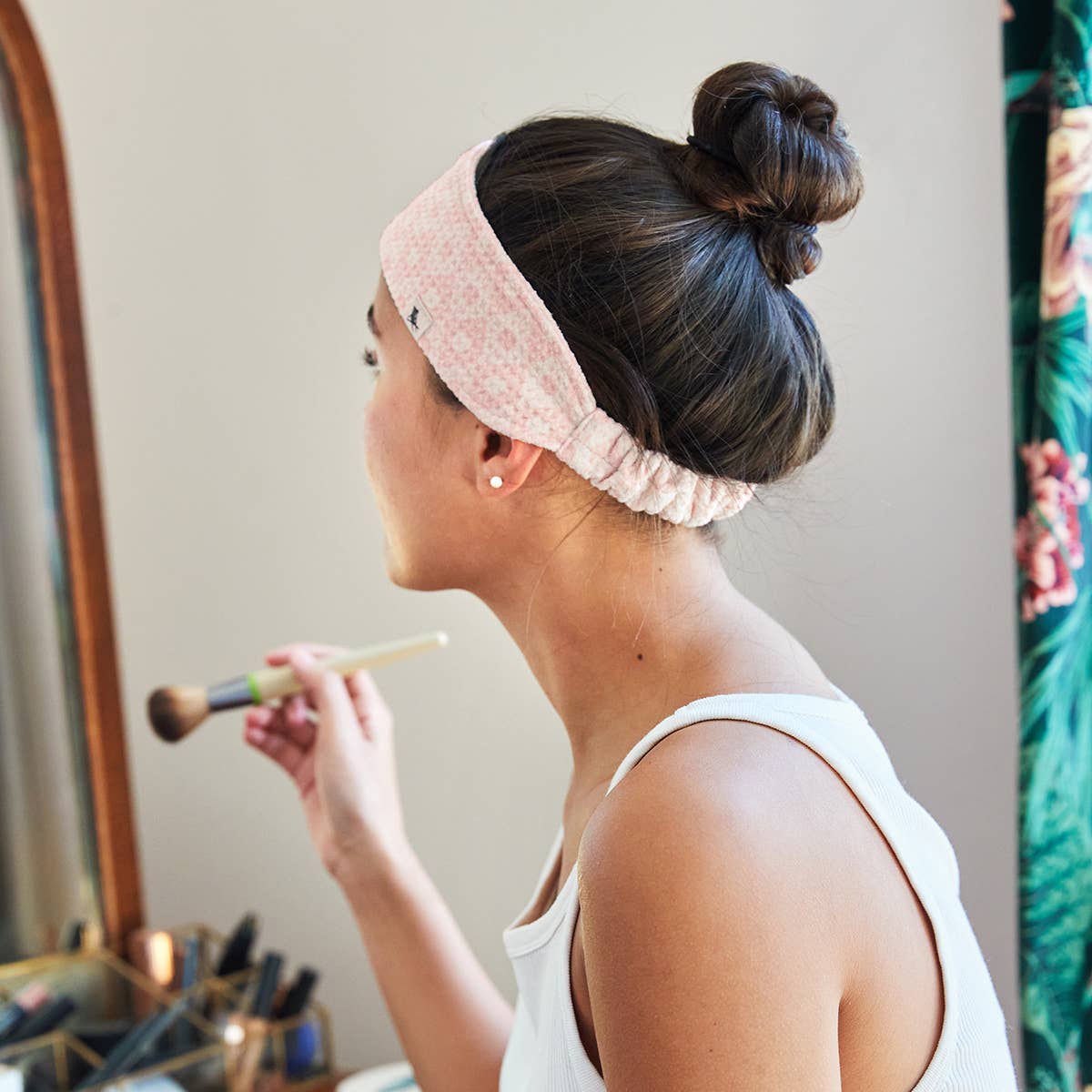 Until Pty Ltd - Wholesale Spa headband - Dock & Bay Waffle SPA Head Band 100% Recycled Diamond Pink6