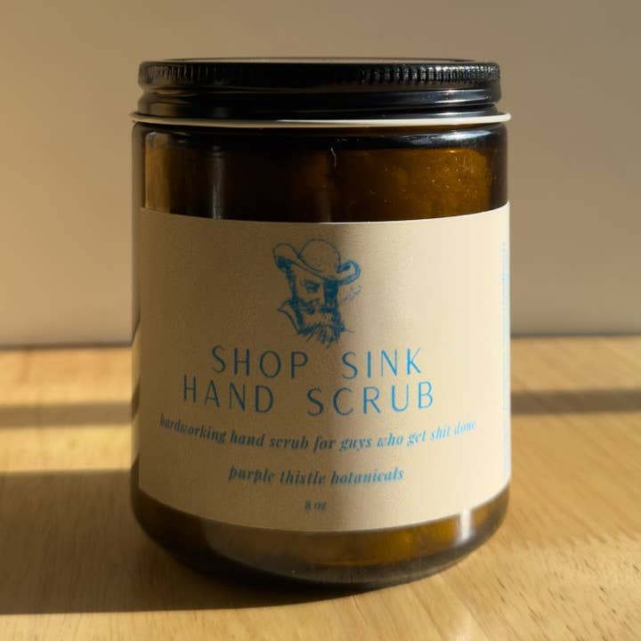 Esfoliante de Mãos para Lavatório de Loja por atacado de Purple Thistle Botanicals