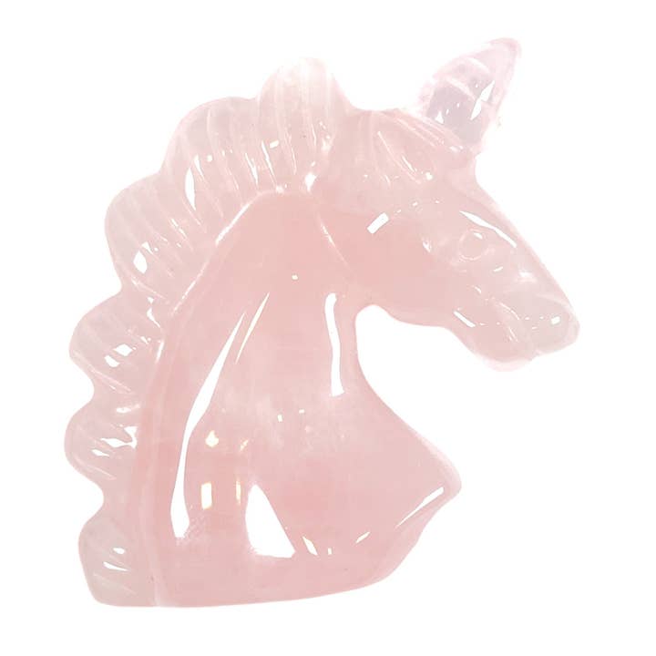 Foliesbijoux - Wholesale Decorative Figurine - Pink quartz unicorn figure
