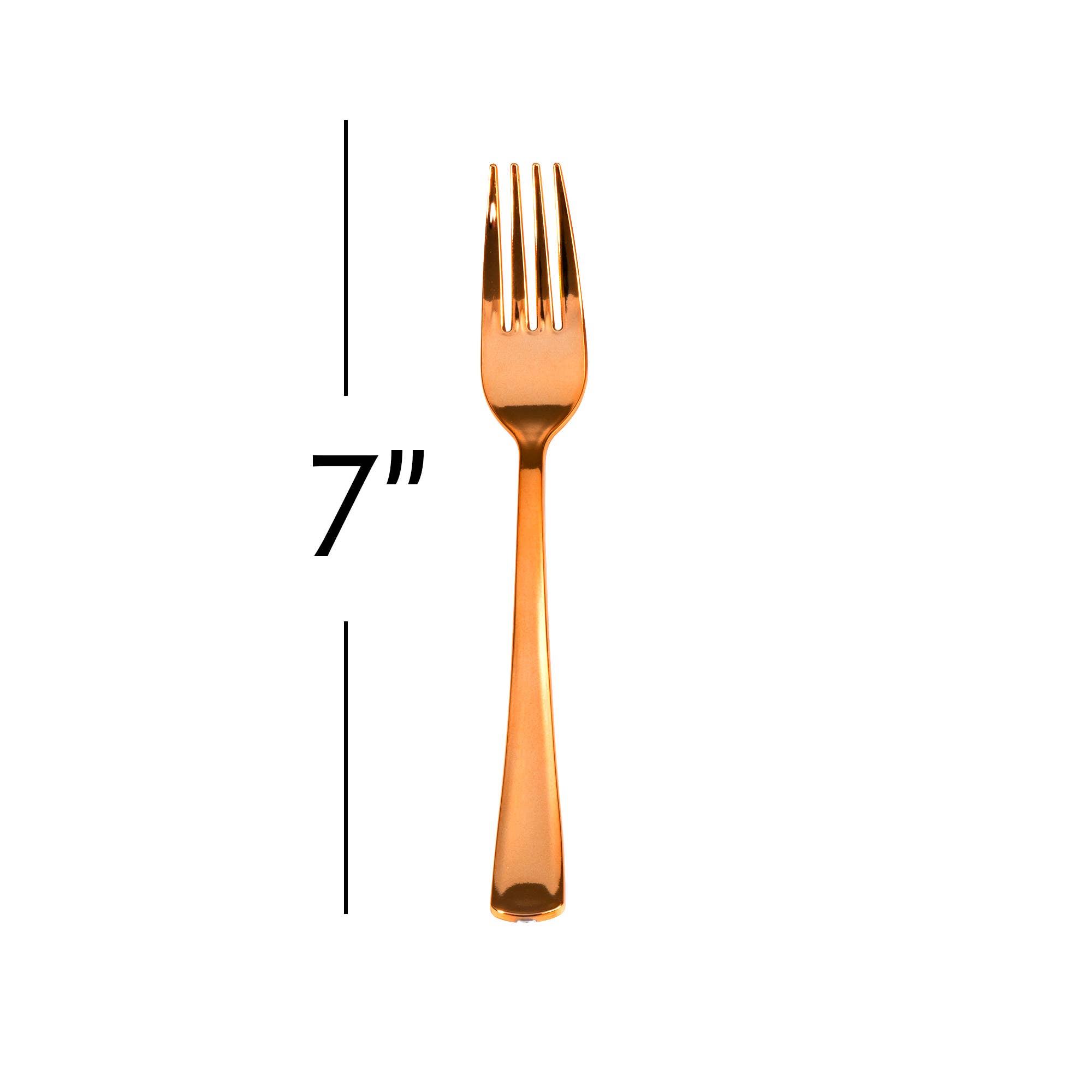 Plastic Premium Cutlery Set - 100 Pcs - Rose Gold for wholesale on Faire3