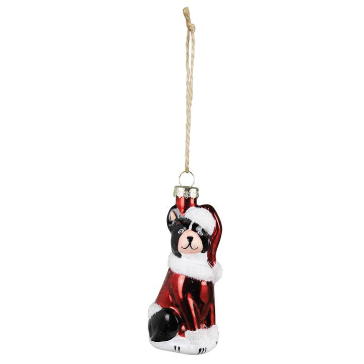 HomArt - Wholesale Ornament Set - Dog Ornaments, Glass - Set of 4. Box: 8.75x4.25x1.75