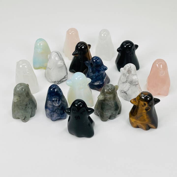 Rock Paradise - Wholesale Spiritual Stone/Crystal - Gemstone Ghosts Halloween Decoration Crystal Alter Carvings6
