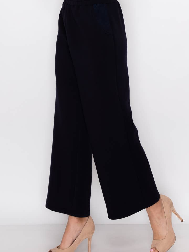 Fion Stretch French Scuba Pant for wholesale by Joh Apparel