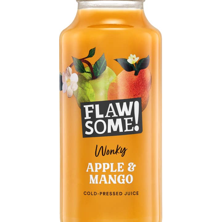 Flawsome Brands Limited – wholesale Wellness juice/tonic – Flawsome! Apple & Mango cold-pressed juice2