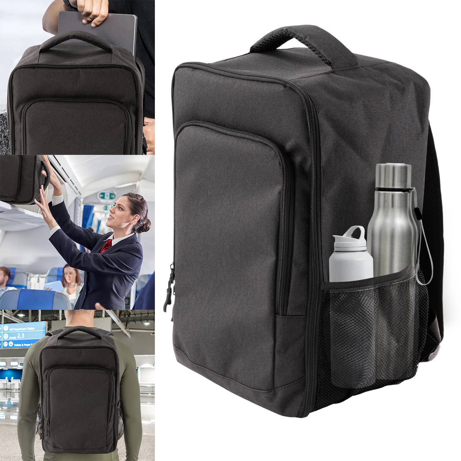 Daniel James - Wholesale Backpack - Unisex - Travel Backpack Under Seat Cabin Size Airline Approved.3